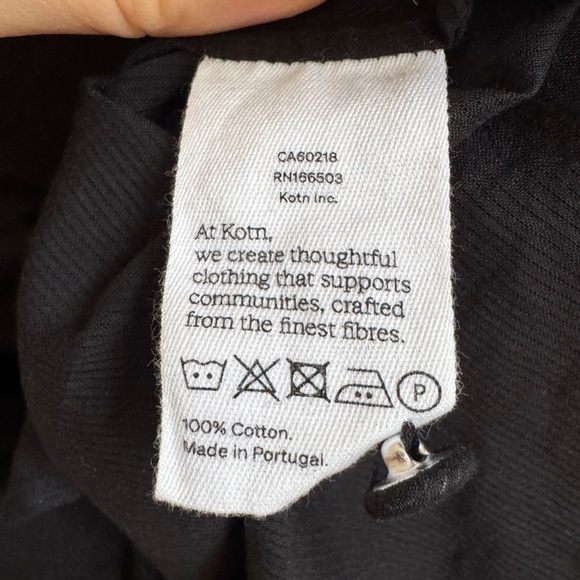 🏷️ SOLD • KOTN • Sahara Shirt in Black • XL - Picture 13 of 15